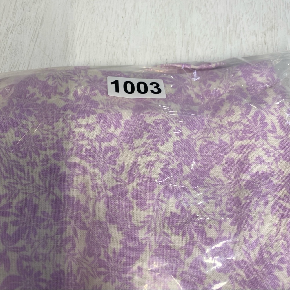 Who What Wear Floral Puff Sleeve Tie Back Midi Dress L - Picture 10 of 10